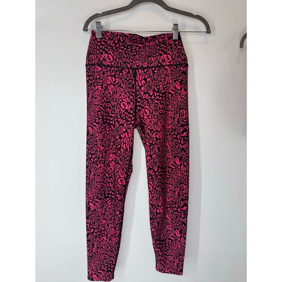 Carbon38 Pink and Black Leopard Print Joggers - Picture 5 of 9